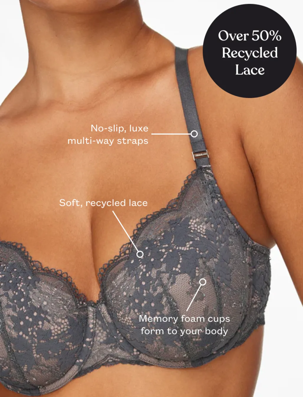 All Day Lace T-Shirt Bra