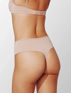 24/7® Classic High Waist Thong 3 Pack Box