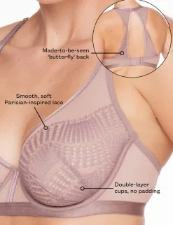 Fleur Lace Unlined Racerback Bra