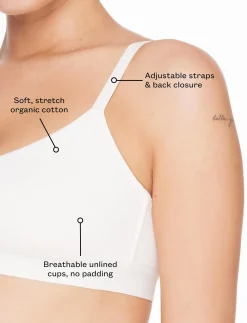 Organic Cloud Cotton Scoop Bralette
