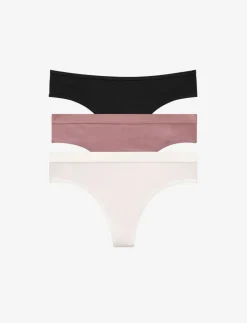Organic Cloud Cotton Thong 3 Pack Box