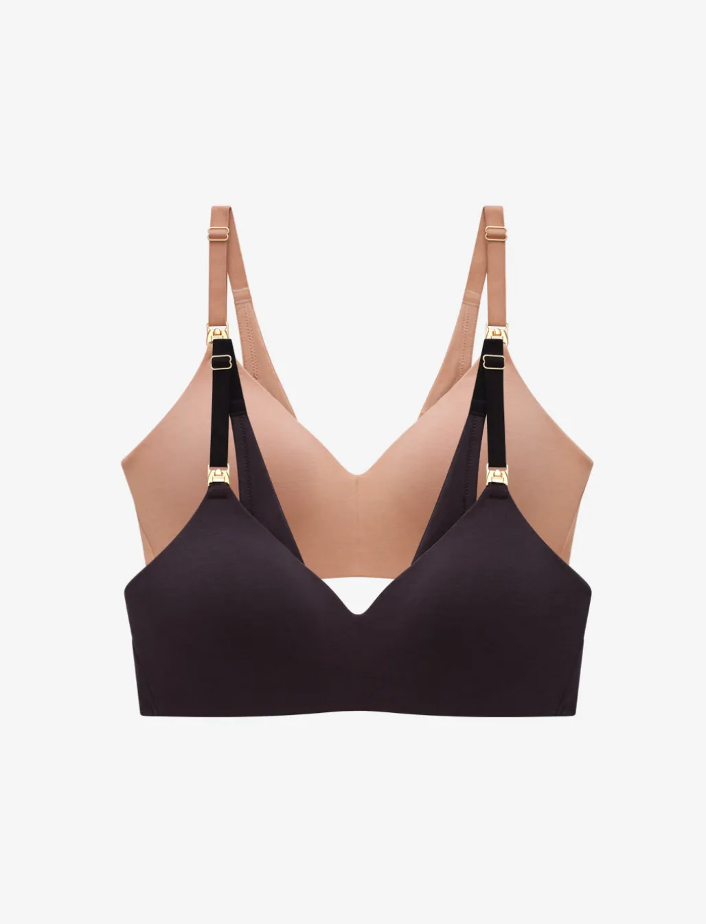 Organic Cloud Cotton Wireless Nursing Bra Bundle