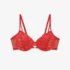 Rose Lace Unlined Demi Bra
